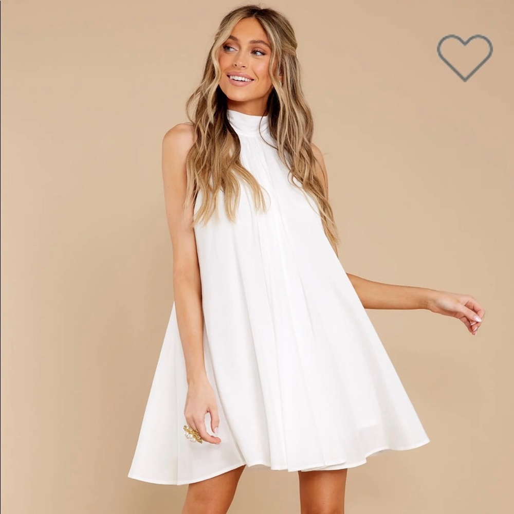 Aura whatever moves you white dress